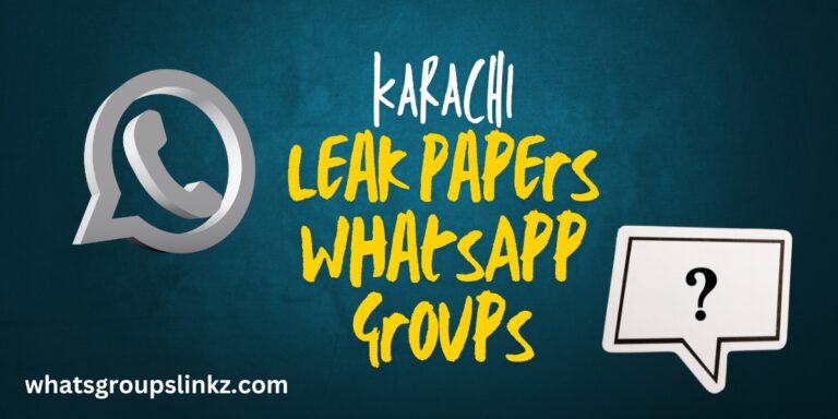 Karachi Board Leak Papers WhatsApp Group