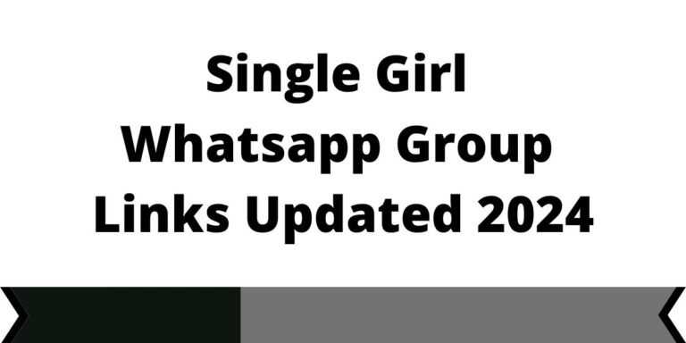 Single Girl Whatsapp Group Link