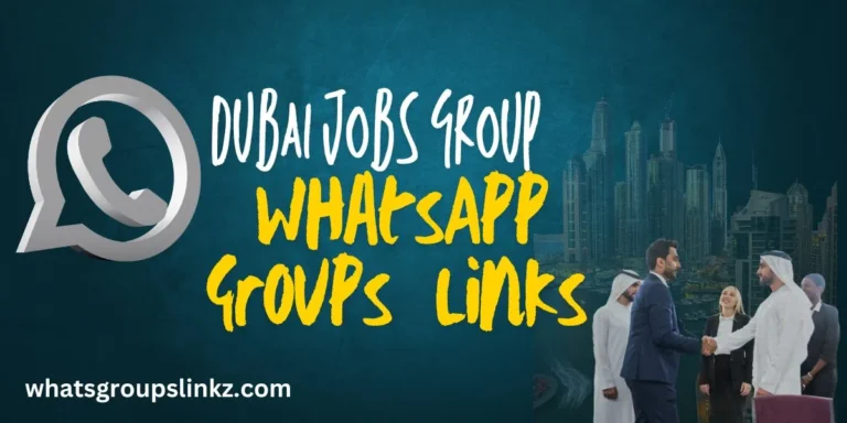 Dubai Jobs WhatsApp Group